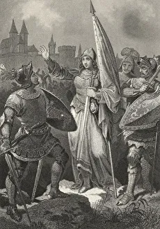 Historic steel engraving by Ferdinand Rothbart