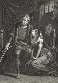 Historic steel engraving by Johann Baptist Wilhelm Adolf Sonderland