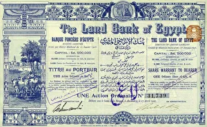 Historic stock certificate, share