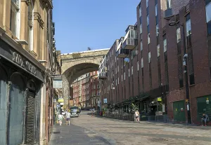 Historic street and bridge, The Side