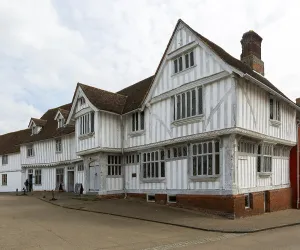 Historic timber-framed Guildhall building