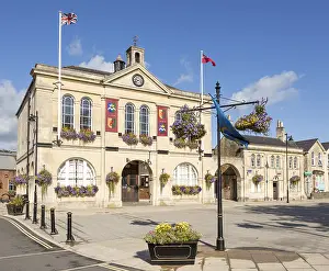 Historic town hall building, Melksham