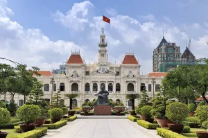 Historic town hall of Saigon, Ho Chi Minh City