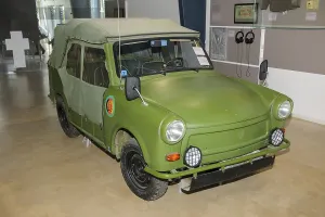 Historic vehicle of former GDR border troops Trabant 601 A Kuebel