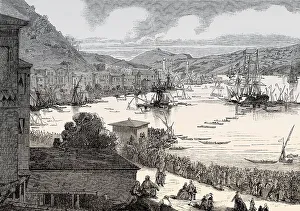 Historic view of Bueyuekdere, Istanbul Province