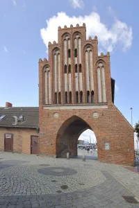 Historic water gate as part of the former city fortifications