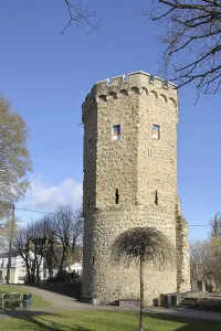 Historic Wolf Tower, fortified defence tower