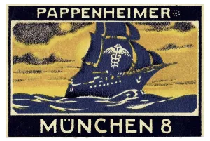 Historical advertisement, Pappenheimer Muenchen 8