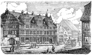 Historical architectural illustration from the 19th Century