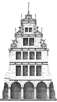 Historical architectural illustration from the 19th Century