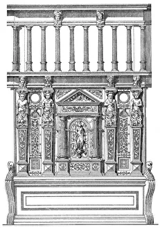 Historical architectural illustration from the 19th Century