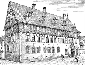 Historical architectural illustration from the 19th Century