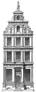 Historical architectural illustration from the 19th Century