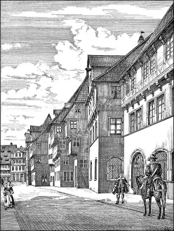 Historical architectural illustration from the 19th Century