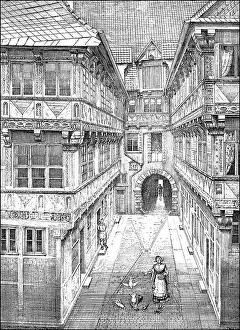 Historical architectural illustration from the 19th Century