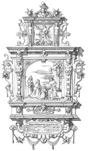 Historical architectural illustration from the 19th Century