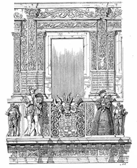 Historical architectural illustration from the 19th Century