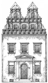 Historical architectural illustration from the 19th Century