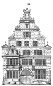 Historical architectural illustration from the 19th Century