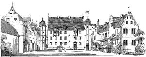 Historical architectural illustration from the 19th Century