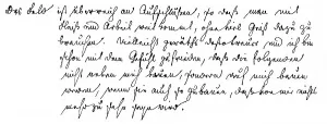 Historical autograph or handwriting of Jacob Ludwig Karl Grimm