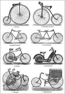 Historical bicycles, 19th century