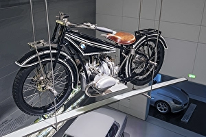 Historical BMW motorcycle, about 1926