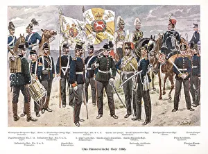 Historical, coloured illustration