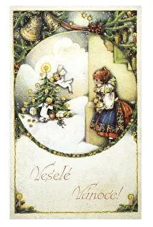Historical Czech Christmascard