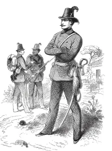 Historical, digitally restored reproduction from a 19th century original