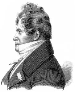 Historical drawing, portrait of Gaspare Luigi Pacifico Spontini