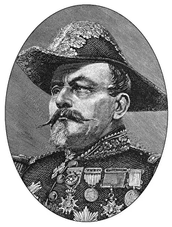 Historical drawing, portrait of Jean Jacques Alexis Uhrich