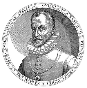 Historical drawing, portrait of William of Nassau-Dillenburg