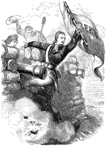 Historical drawing, US-American history