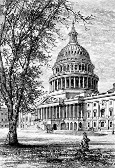 Historical drawing, US-American history