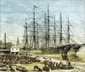 Historical drawing, US-American history