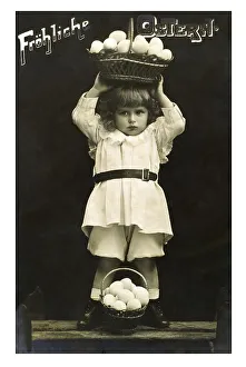 Historical Easter greetings card