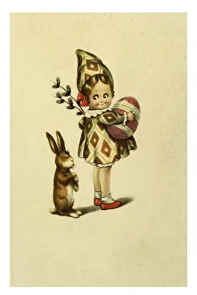 Historical Easter greetings card
