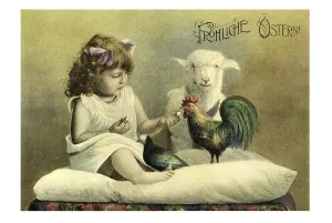 Historical Easter greetings card