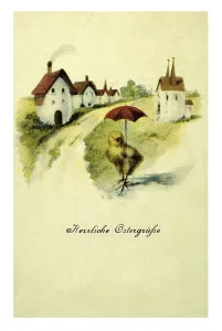 Historical Easter greetings card