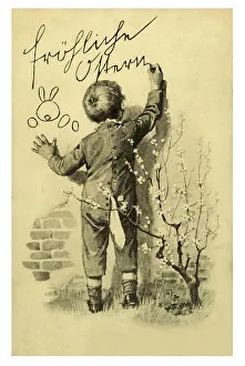 Historical Easter greetings card