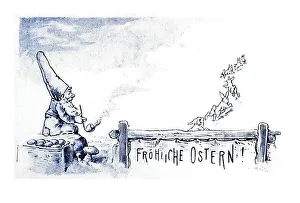 Historical Easter greetings card