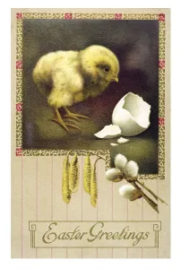 Historical English Easter greetings card