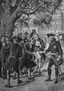 Historical engraving, Frederick the Great