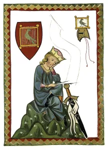 Historical engraving, portrait