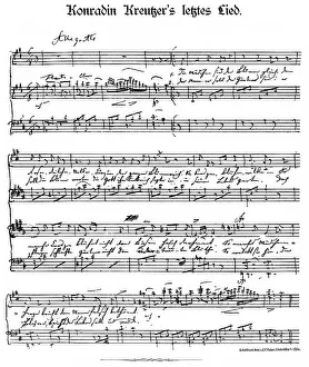 Historical handwritten sheet music
