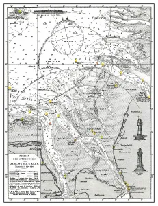 Historical hydrographic map, Baltic Sea