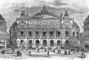 Historical illustration, Opera Garnier Oper