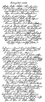 Historical manuscript, 1788, Maennerjubel