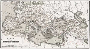 Historical map of the Roman Empire